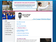 Tablet Screenshot of newcollegeplanning.com